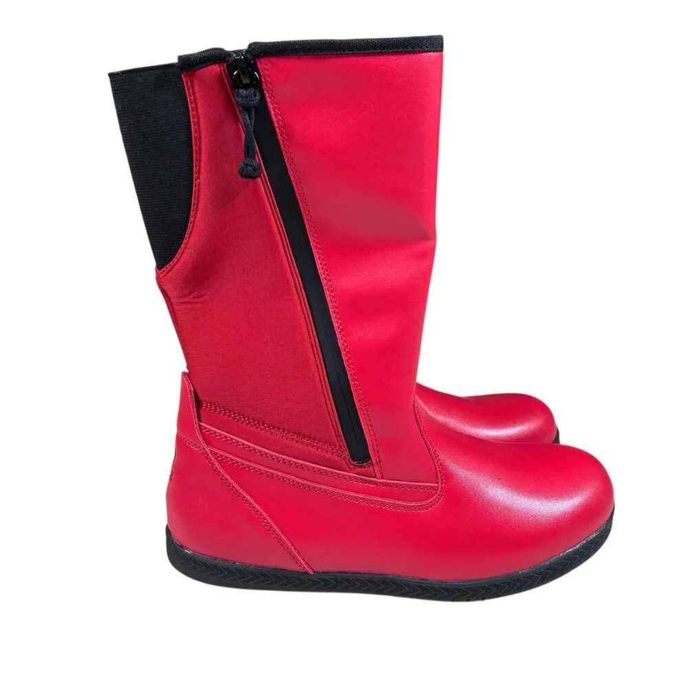 Billy Boots Red Rain Boot 5 Kids Inclusion Zip Outdoors Play School Adaptive